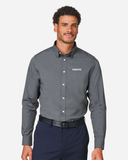 Devon and Jones Men's CrownLux Performance® Spencer Poplin Dress Shirt
