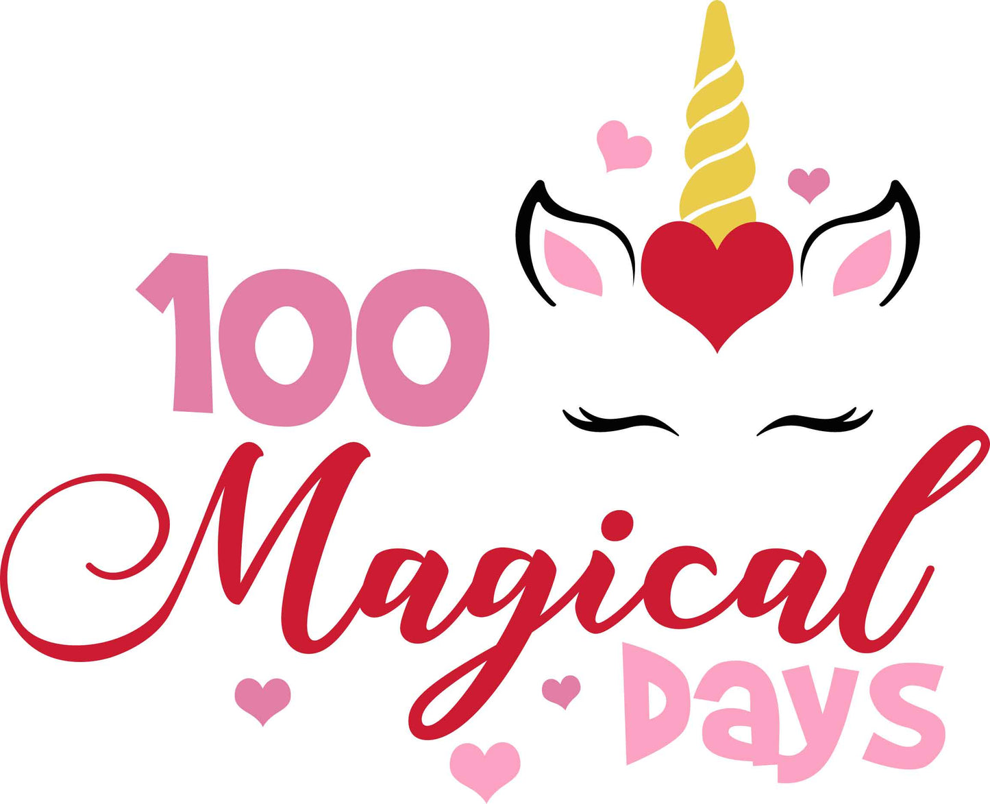 100 Magical Days  Design Transfer