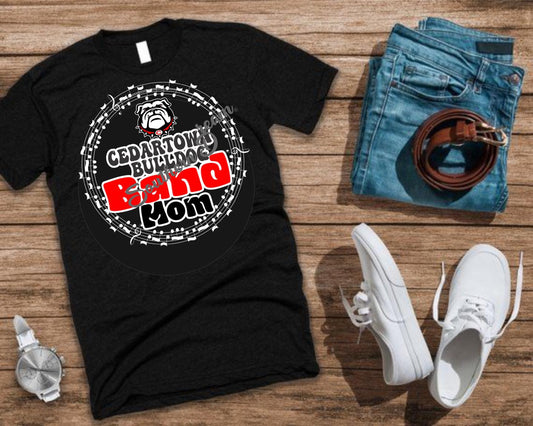Cedartown Bulldog Band Mom T-Shirt
