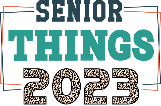 Senior Things leopard 2023 Design Transfer