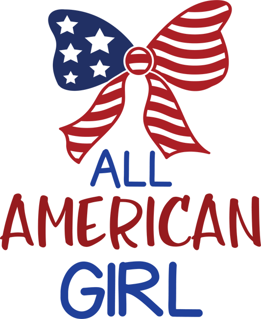 All American Girl Design Transfer