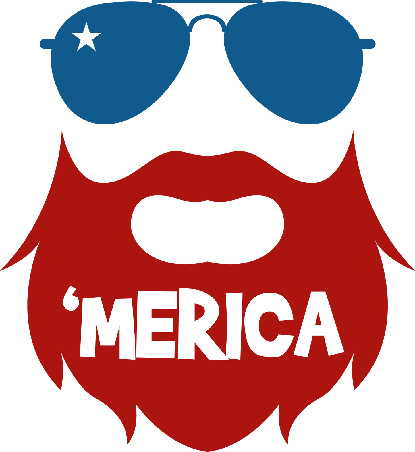 Merica Beard 2 Design Transfer