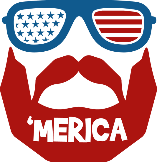 Merica Beard 4 Design Transfer