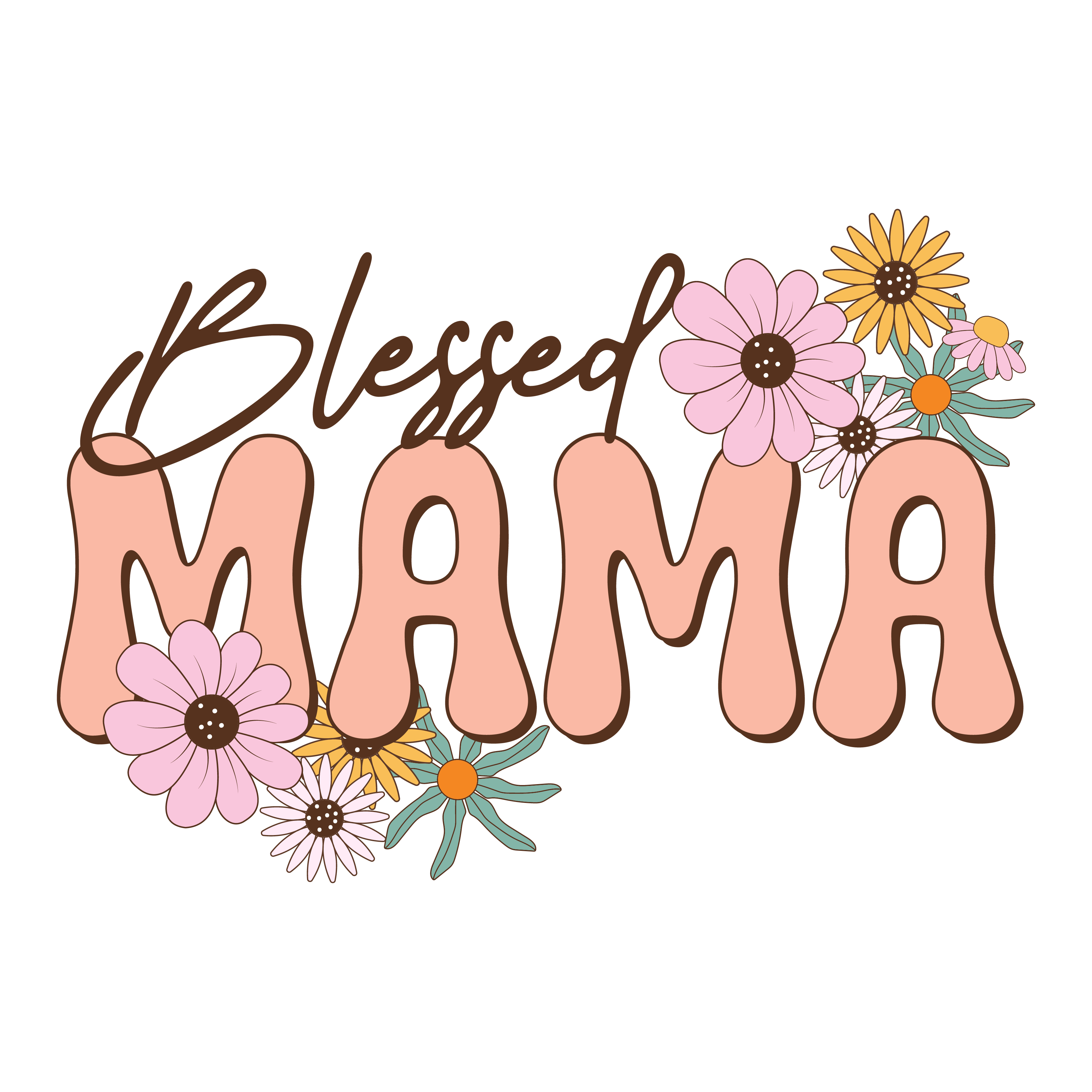 Blessed Mama Design Transfer Southern Dream Ga