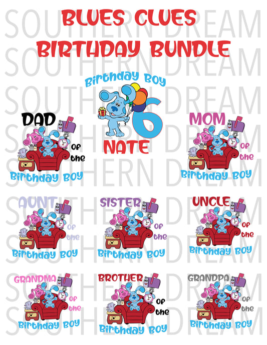 Blues Clues Birthday Bundle COMPLETED SHIRTS