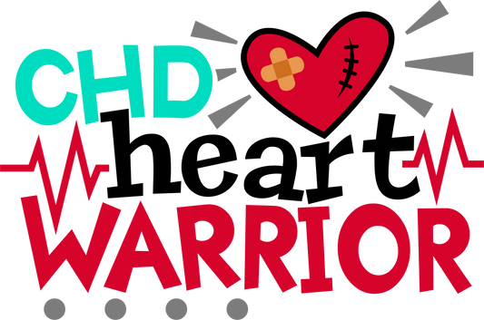 CHD Heart Warrior Design Transfer