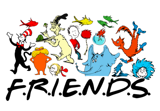 Dr. Suess Friends Design Transfer