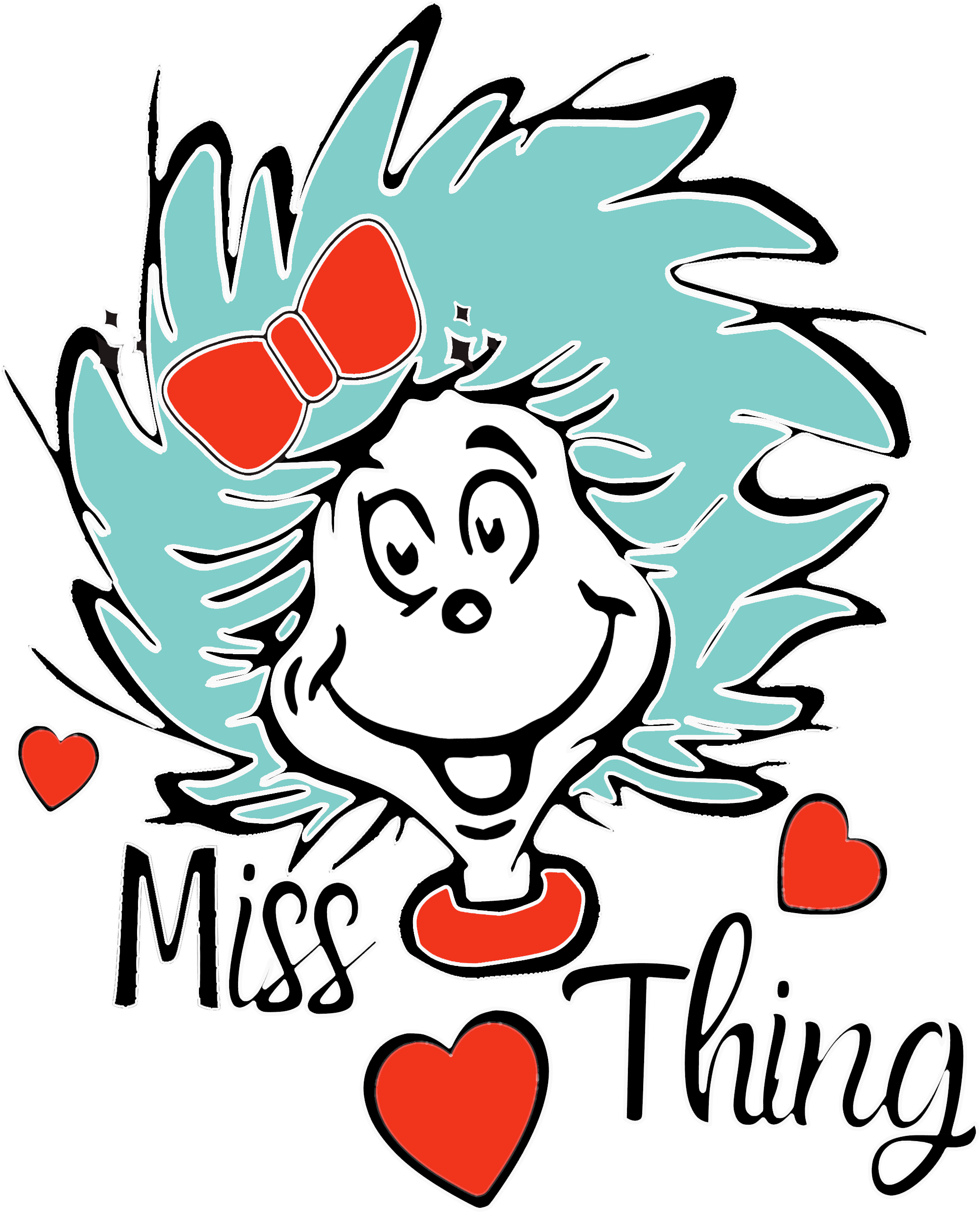 Dr. Suess Miss Thing Design Transfer – Southern Dream GA