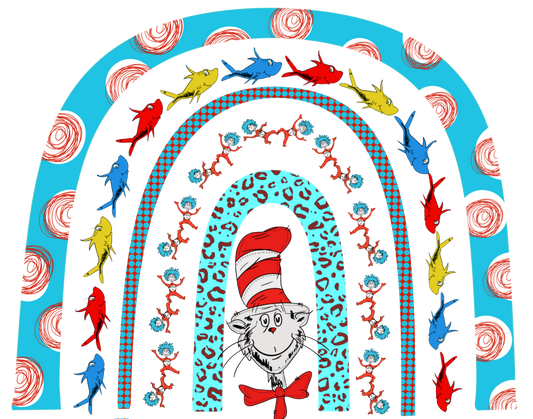 Dr. Suess Rainbow Design Transfer