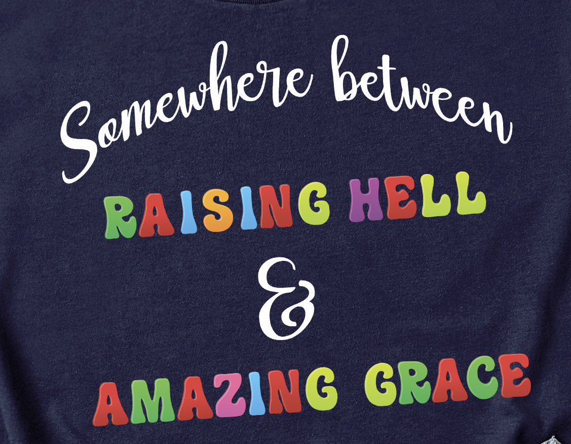 Raising Hell & Amazing Grace Design Transfer