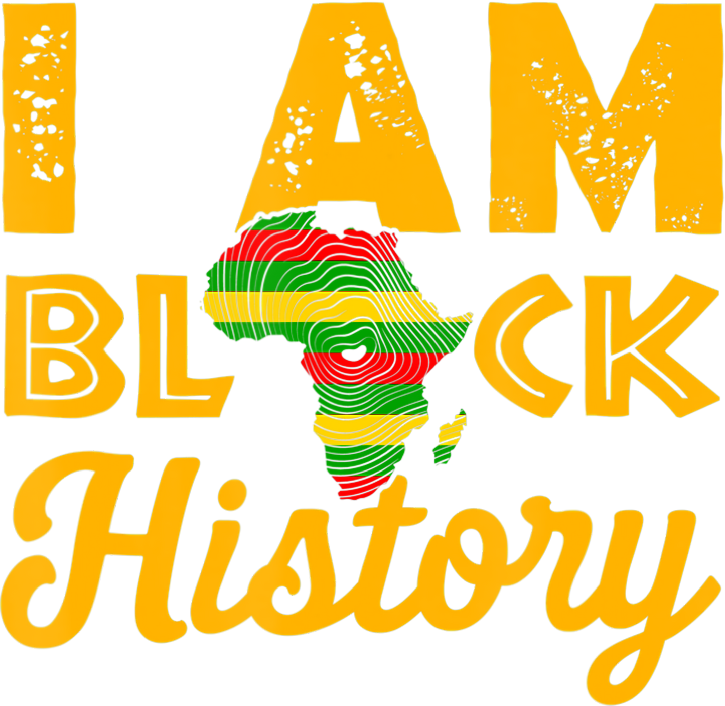 I Am Black History Juneteenth Design Transfer