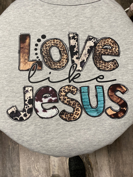Love Like Jesus Design Transfer