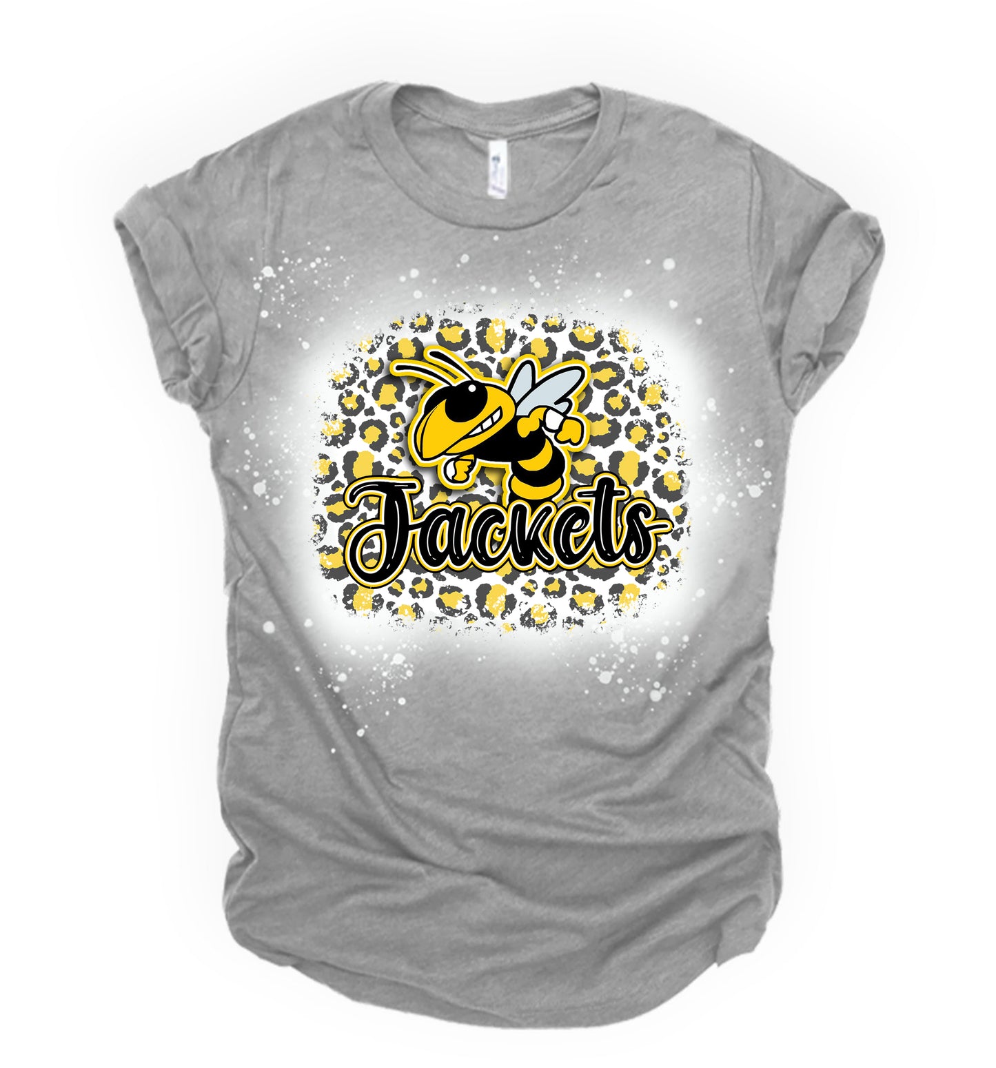 Yellowjacket Cheetah Bleached T-Shirt