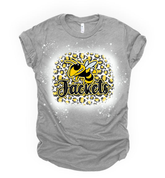 Yellowjacket Cheetah Bleached T-Shirt