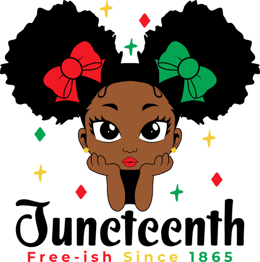 Juneteenth Girl Design Transfer