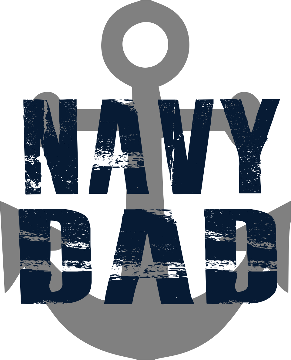 Navy Dad Design Transfer