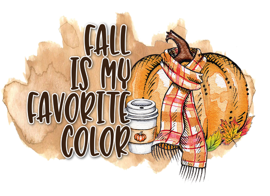Fall is my favorite colorDesign Transfer