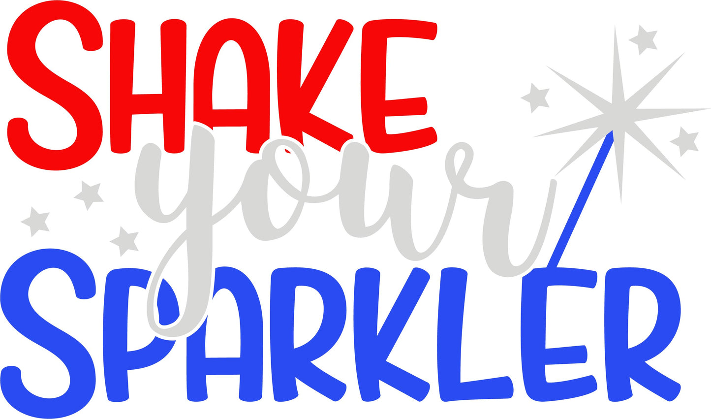 Shake your Sparkler Design Transfer