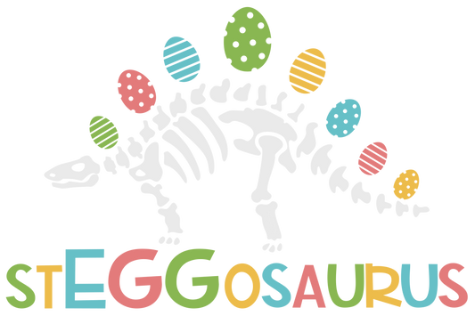 Steggosaurus EasterDesign Transfer