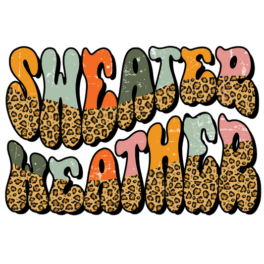 Sweater Weather Design Transfer