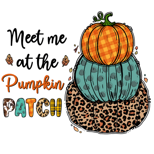 Meet me at the Pumpkin Patch Design Transfer