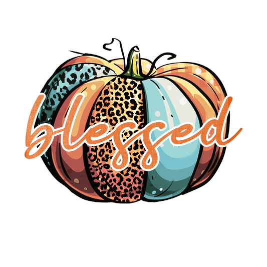 Blessed Pumpkin Design Transfer