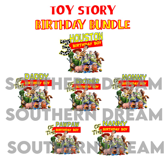 Toy Story Birthday Bundle SCREEN PRINT TRANSFERS
