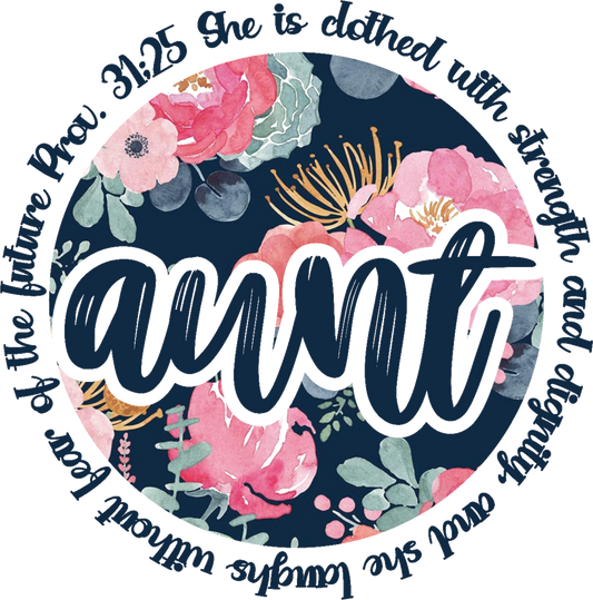 Proverbs 31 Aunt Design Transfer