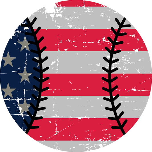 USA Baseball Distressed Design Transfer