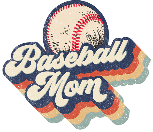 Vintage Baseball Mom