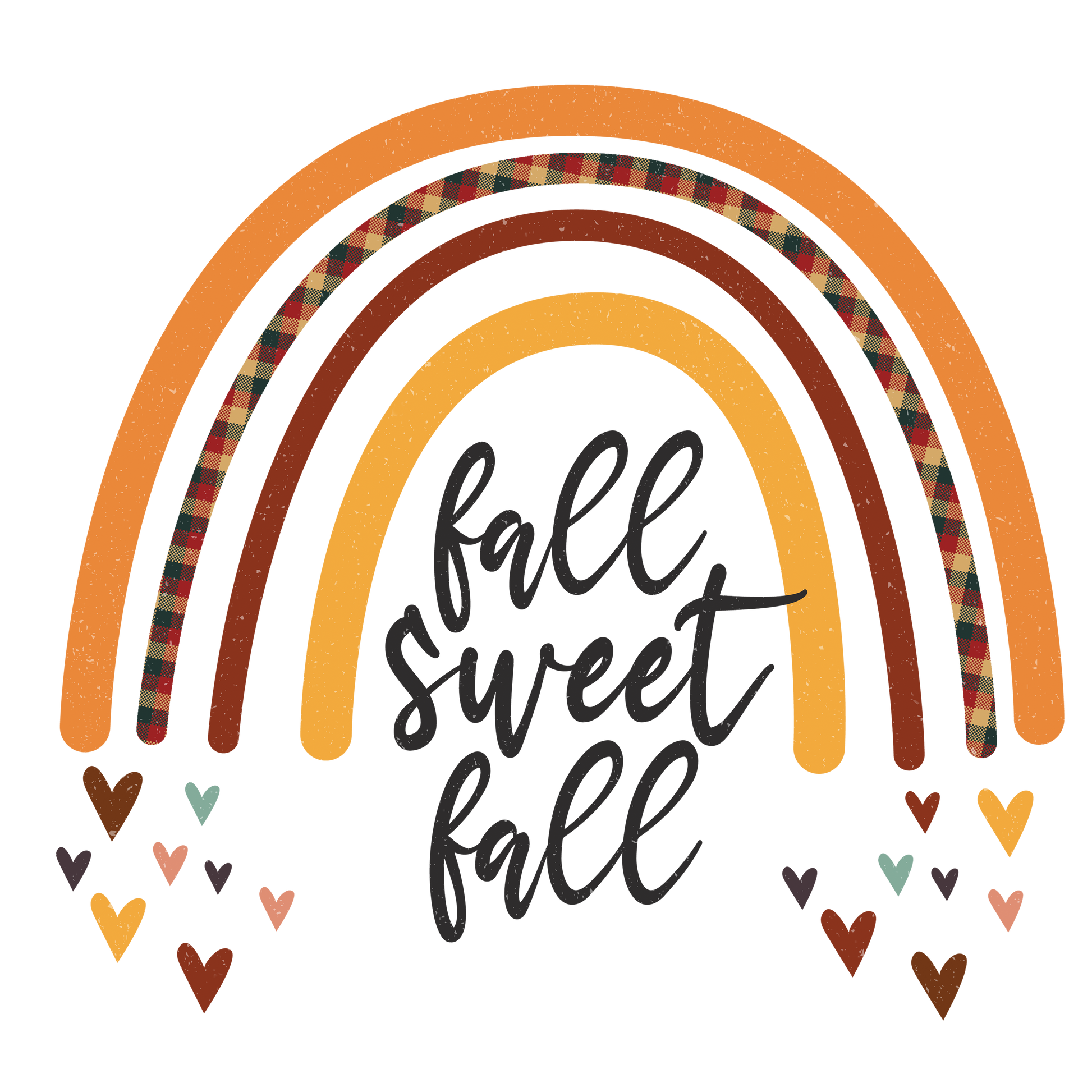 Fall Sweet Fall Rainbow Design Transfer – Southern Dream GA