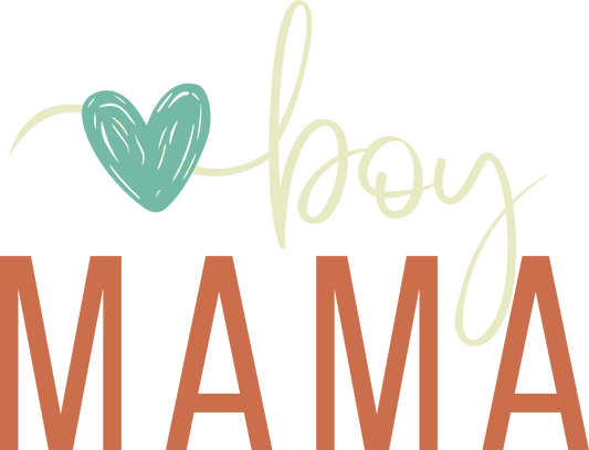 Boy Mama Heart Design