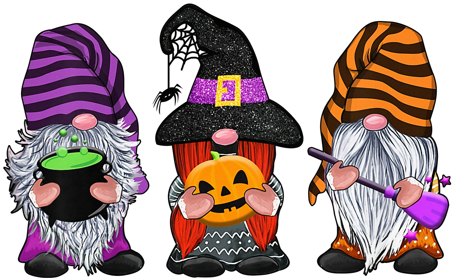 Halloween Gnomies Design Transfer