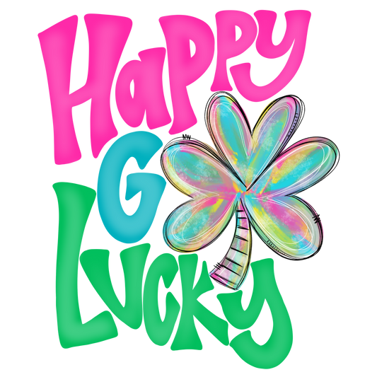 Happy Go Lucky Pastel Design Transfer