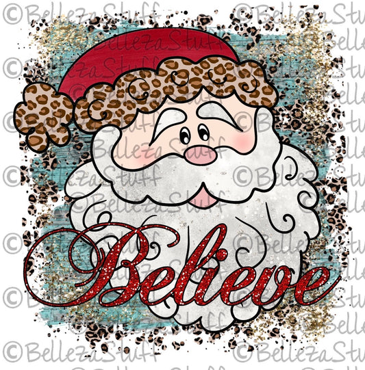 Santa Believe Design Transfer