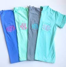 Mystery Comfort Color Short Sleeve Tees W/ Monogram