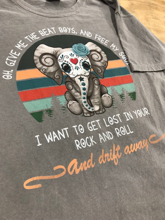 Oh give Me the Beat Boy Elephant Shirt