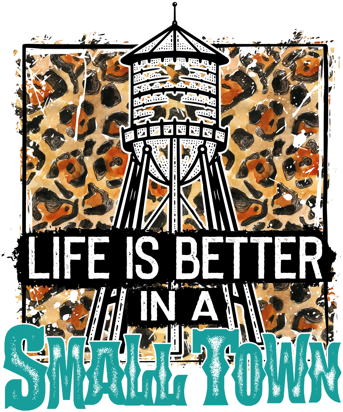 Life is Better in a Small Town Design Transfer