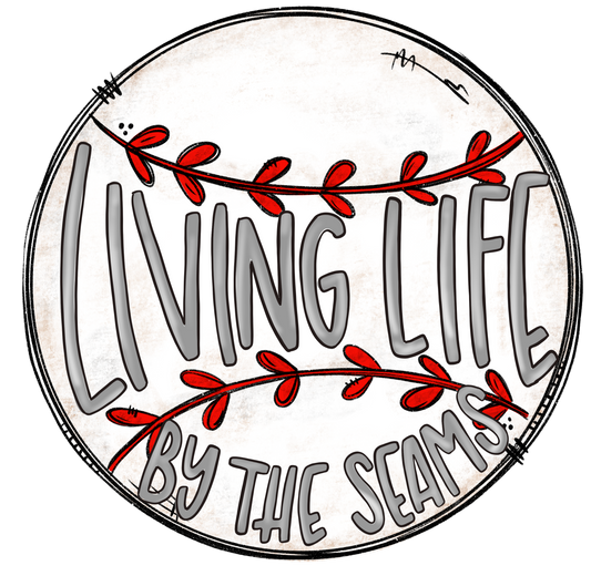 Living Life By The Seams Baseball Design Transfer