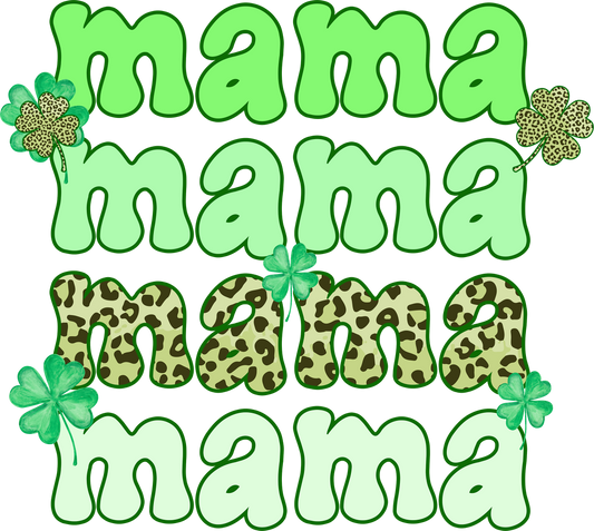 Stacked Mama St. Patrick's Day Design Transfer