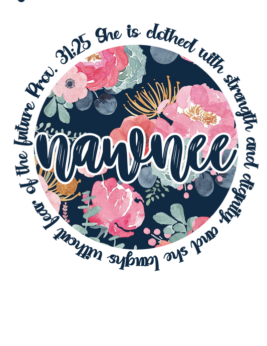 Prov. 31 Nawnee Floral Design Transfer