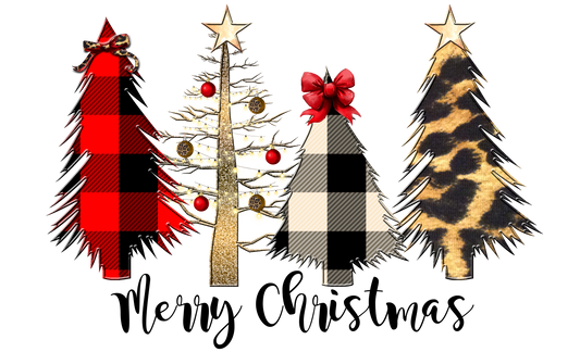 Wild Christmas TreesDesign Transfer